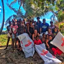 Beach Cleanup on Little Corn Island