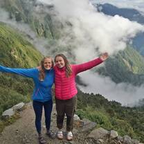 Our students on the trek in the Himalayas!