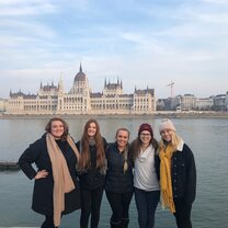 Friends and I on a weekend trip to Budapest