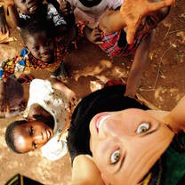 Working with Ghanaian kids