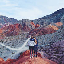 AFS Exchange students in Argentina nature