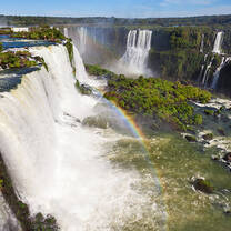 Sunny Argentina water falls in nature