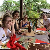 Dinner in the nearby village, Ampangorina. 