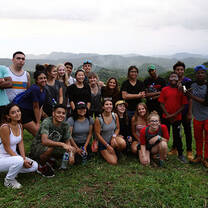 AFS Exchange students in Costa Rica nature