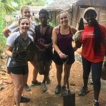 Being on the construction program was so much fun, and the project we were working on, a trash system, will be so nice for the community when it is finished. 