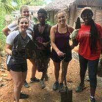 Being on the construction program was so much fun, and the project we were working on, a trash system, will be so nice for the community when it is finished. 