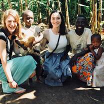 Volunteers on home visit