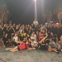 A day of army-prep ending at night in Tel Aviv beach. 