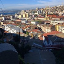 Valparaíso from the walk down my cerro