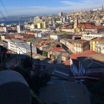 Valparaíso from the walk down my cerro Valparaíso from the walk down my cerro