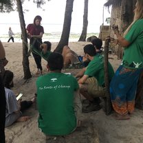 After a long, day of teaching and working every night you have plenty of time to hang with your fellow volunteers, enjoy living in the moment, and disconnected from technology