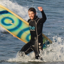 The surf was great in Lobitos.