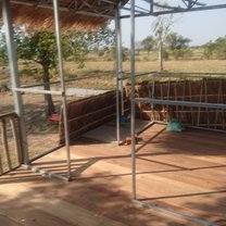 The start of the build of ECO Bungalow
