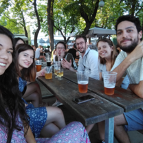Student selfie on their day off