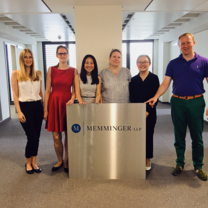 Memminger LLP Frankfurt internship group photo