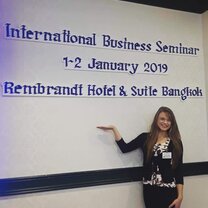 Studying hospitality in Bangkok, Thailand.