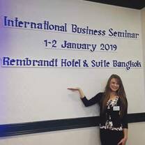 Studying hospitality in Bangkok, Thailand.