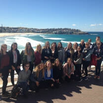 Coastal Walk with big group