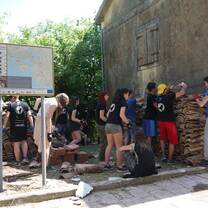 Participating in various heritage site reparation projects where volunteers work together to restore the old. 