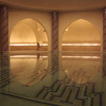 Hammam under Hassan II Mosque