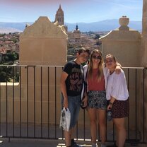 My host family took us on a day trip to Segovia and La Granja! My host family took us on a day trip to Segovia and La Granja!
