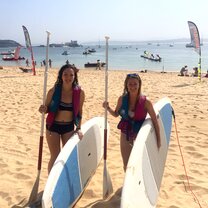 Paddleboarding in Santander, Spain! Paddleboarding in Santander, Spain!