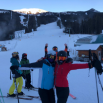 Interns at Lake Louise, Canada