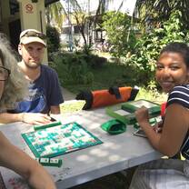 Playing scrabble en Español 