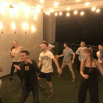 Salsa class every week at The Intern Group office
