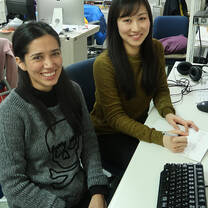Ixchel with her co-worker