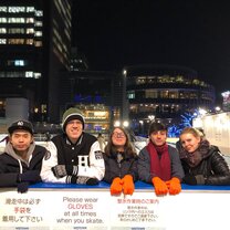 Zenterns Ice Skating Trip in Roppongi Ice Skating Trip in Roppongi