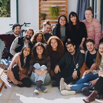a family from all over the world 