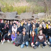 The American program of Fall 2019 during a school trip to Yamanashi