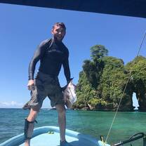 Trigger fish off of Bird Island