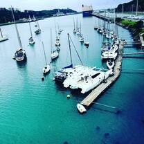 Our Research Vessel docked
