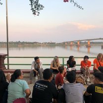 This is one of the best moments, we sit together and talked about our own experiences