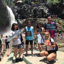 Fun at the waterfalls