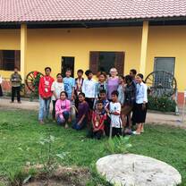 Some of the children at the school