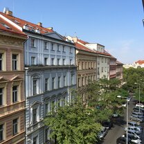 The view out of my apartment window on Americka street.