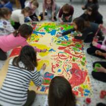 herve tullet, pintura, painting, activitity, els olivers, monitors