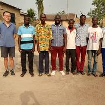 Meeting with the husbands of our female beneficiaries