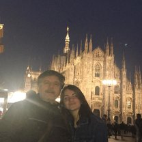 Paolo and their beautiful daughter Giorgia 