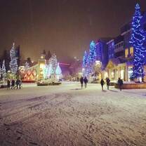 Whistler Village at night