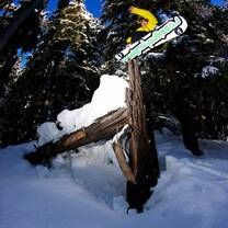Snowboarding in Whistler