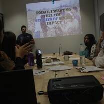 We had many interesting Workshop sessions- in the office and in the field!