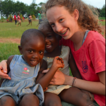 we got one hour a day with the village kids who wanted to play 