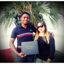 With my head teacher 