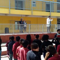 My farewell ceremony in the school 