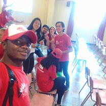 Other volunteers at the summer camp