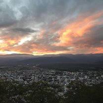 Sunset from the roof of my apartment building